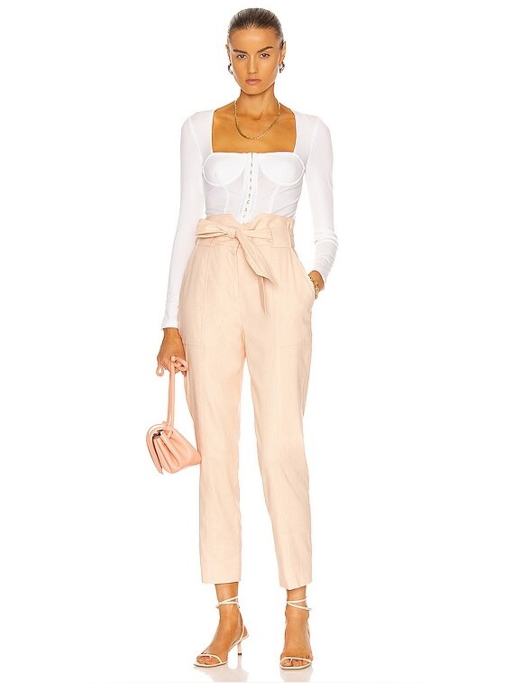 Johnathan Simkhai Remington Cropped Pant, 0/25